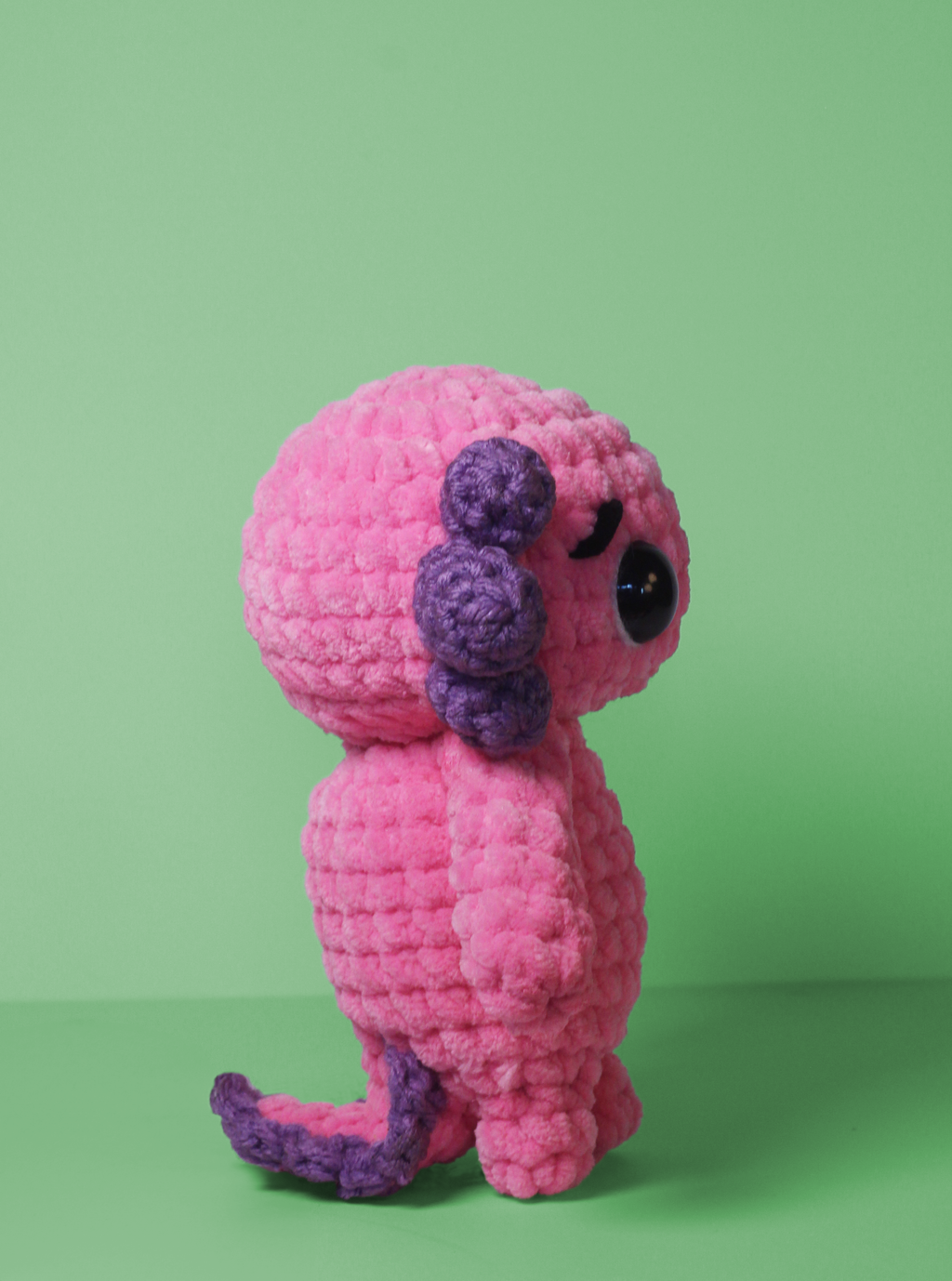 Crochet Axolotl Plush – Handmade Chunky Amigurumi Pal