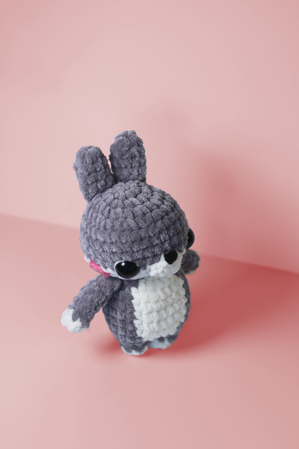 Crochet Bunny Plush – Handmade Chunky Amigurumi Rabbit Pal