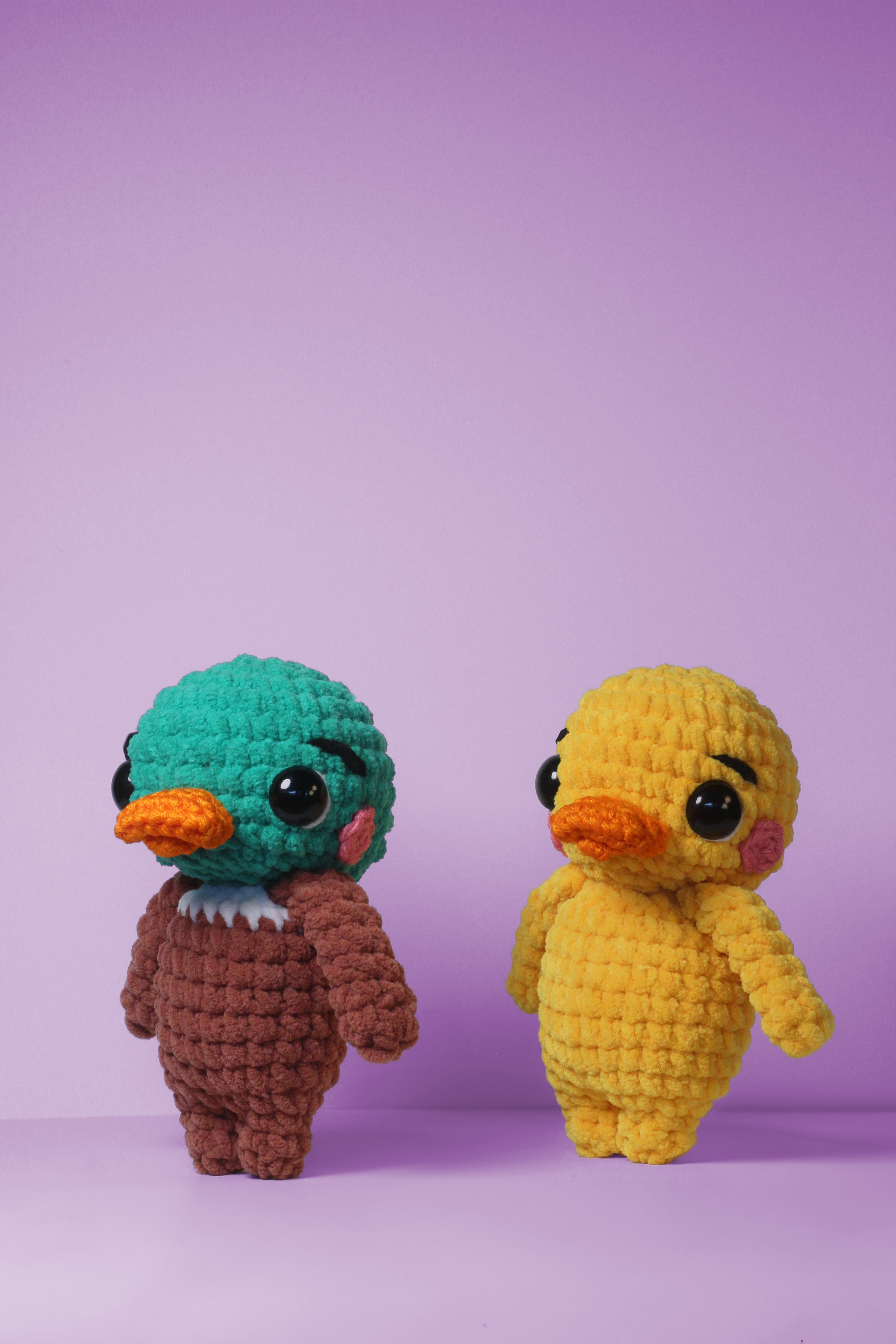 Crochet Duck Plush – Handmade Chunky Amigurumi Duckling Pal