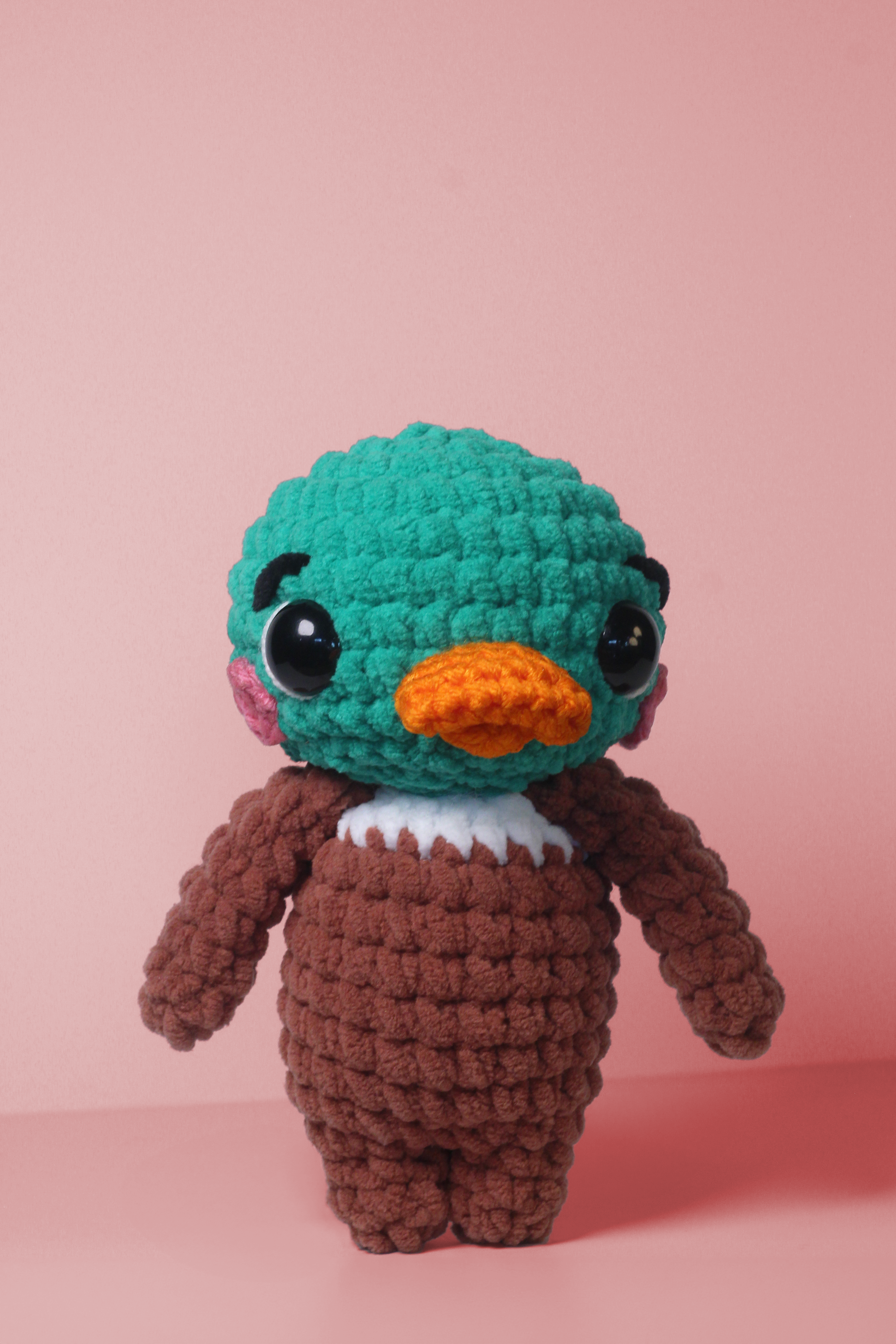 Crochet Duck Plush – Handmade Chunky Amigurumi Duckling Pal