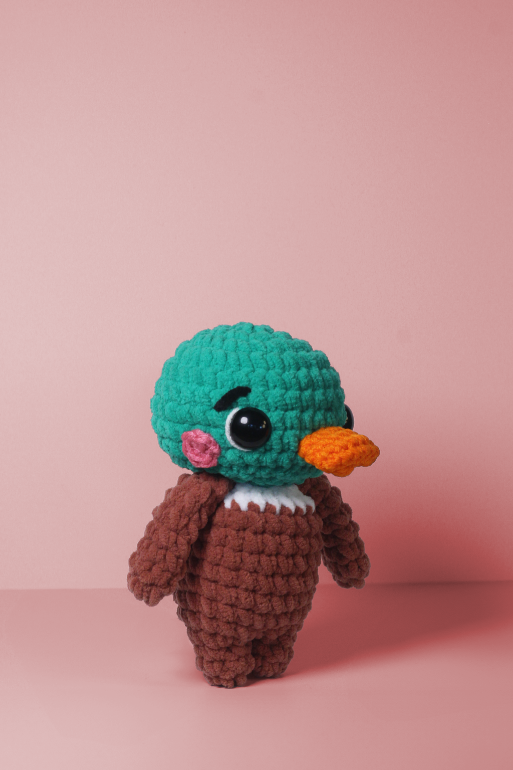 Crochet Duck Plush – Handmade Chunky Amigurumi Duckling Pal