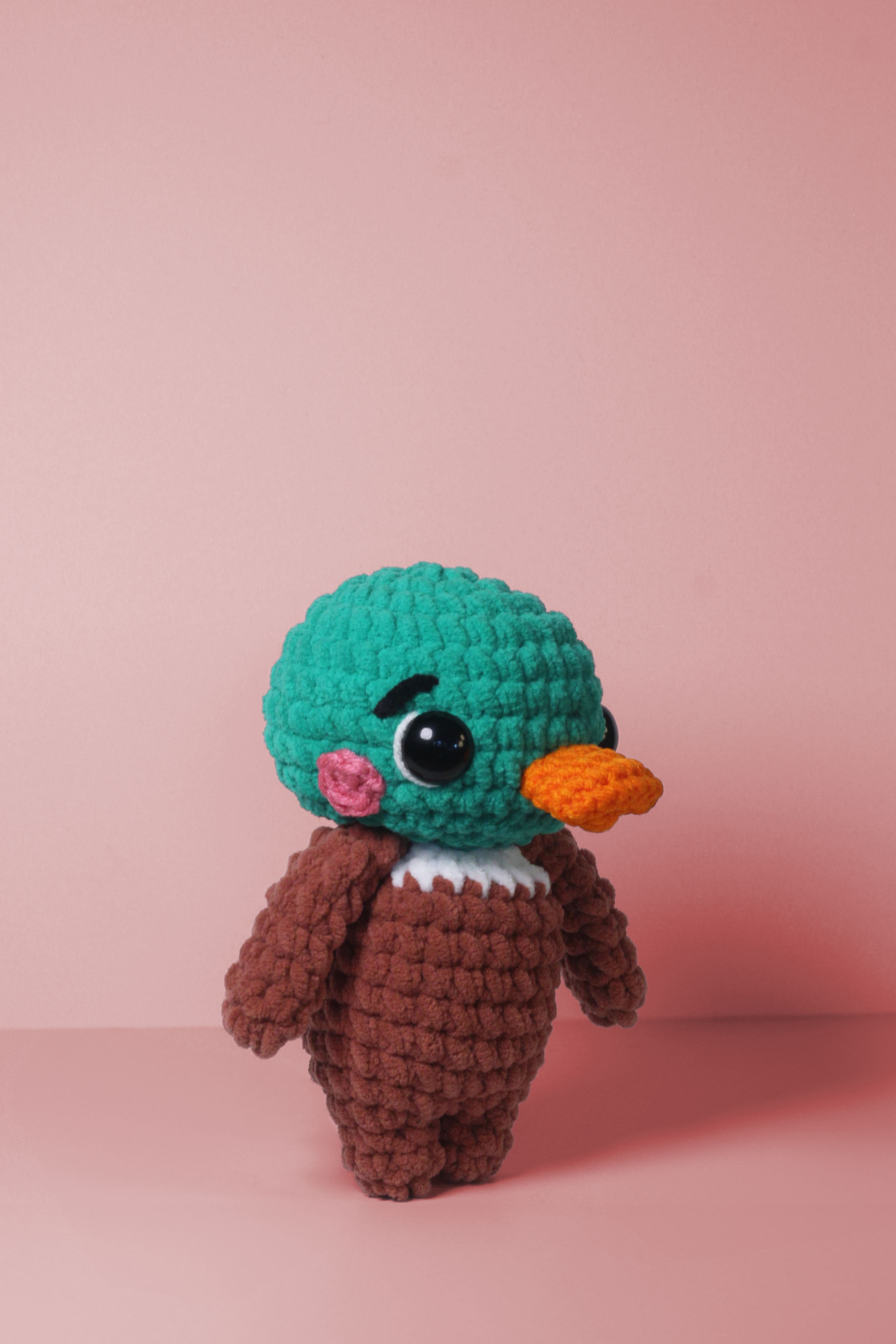 Crochet Duck Plush – Handmade Chunky Amigurumi Duckling Pal