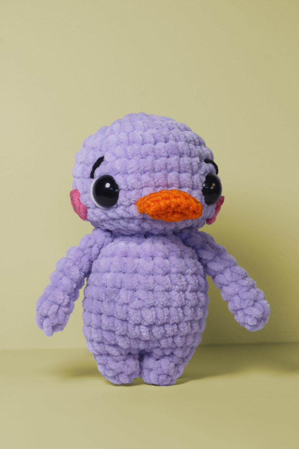 Crochet Duck Plush – Handmade Chunky Amigurumi Duckling Pal