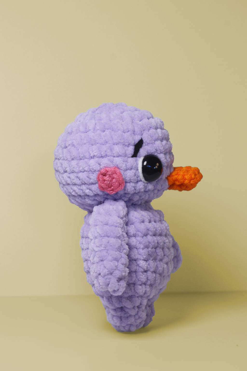 Crochet Duck Plush – Handmade Chunky Amigurumi Duckling Pal