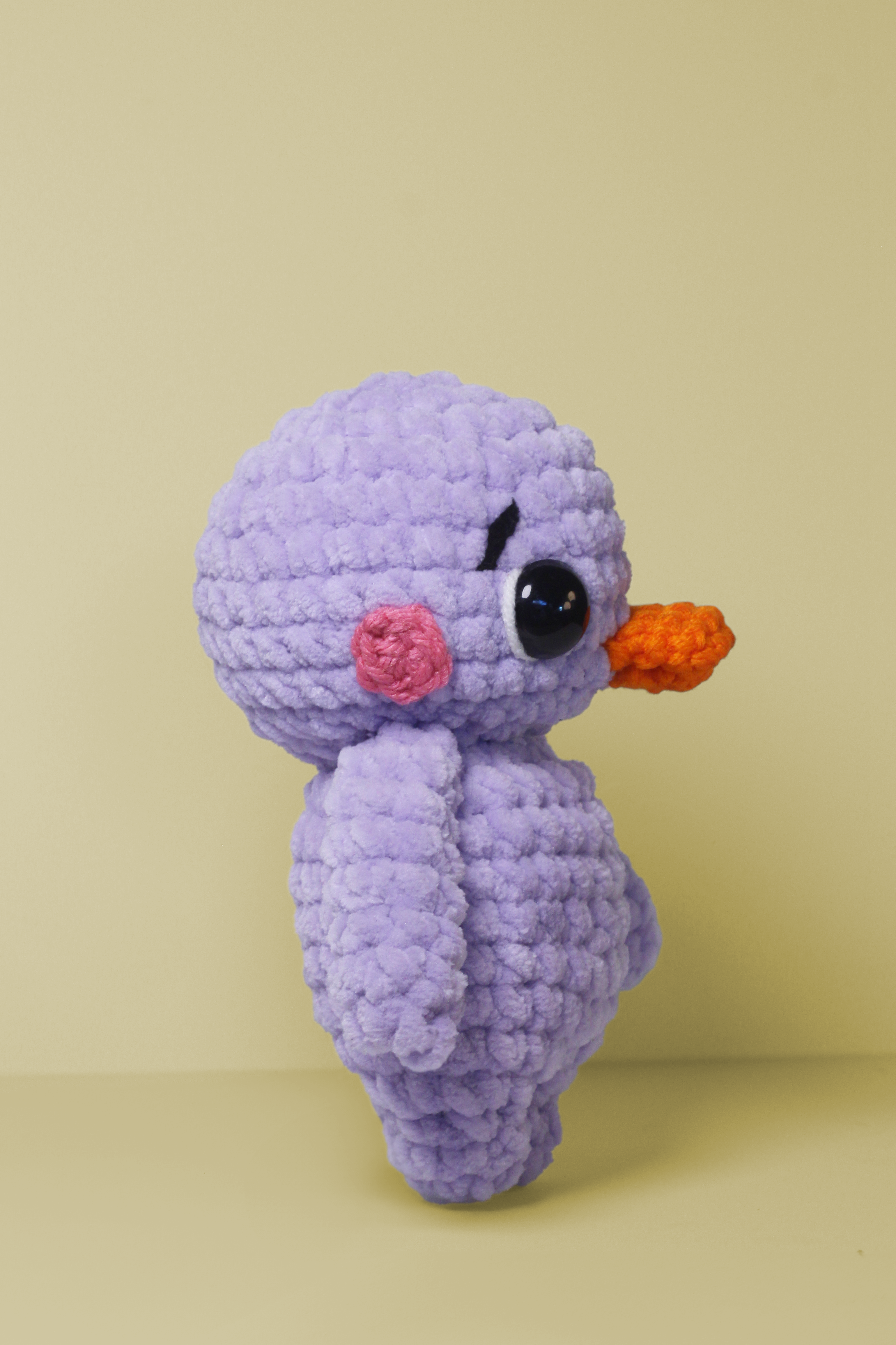 Crochet Duck Plush – Handmade Chunky Amigurumi Duckling Pal