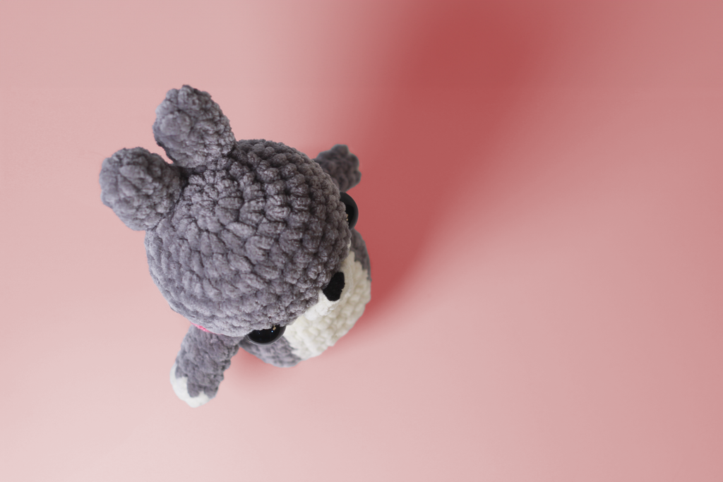 Crochet Bunny Plush – Handmade Chunky Amigurumi Rabbit Pal