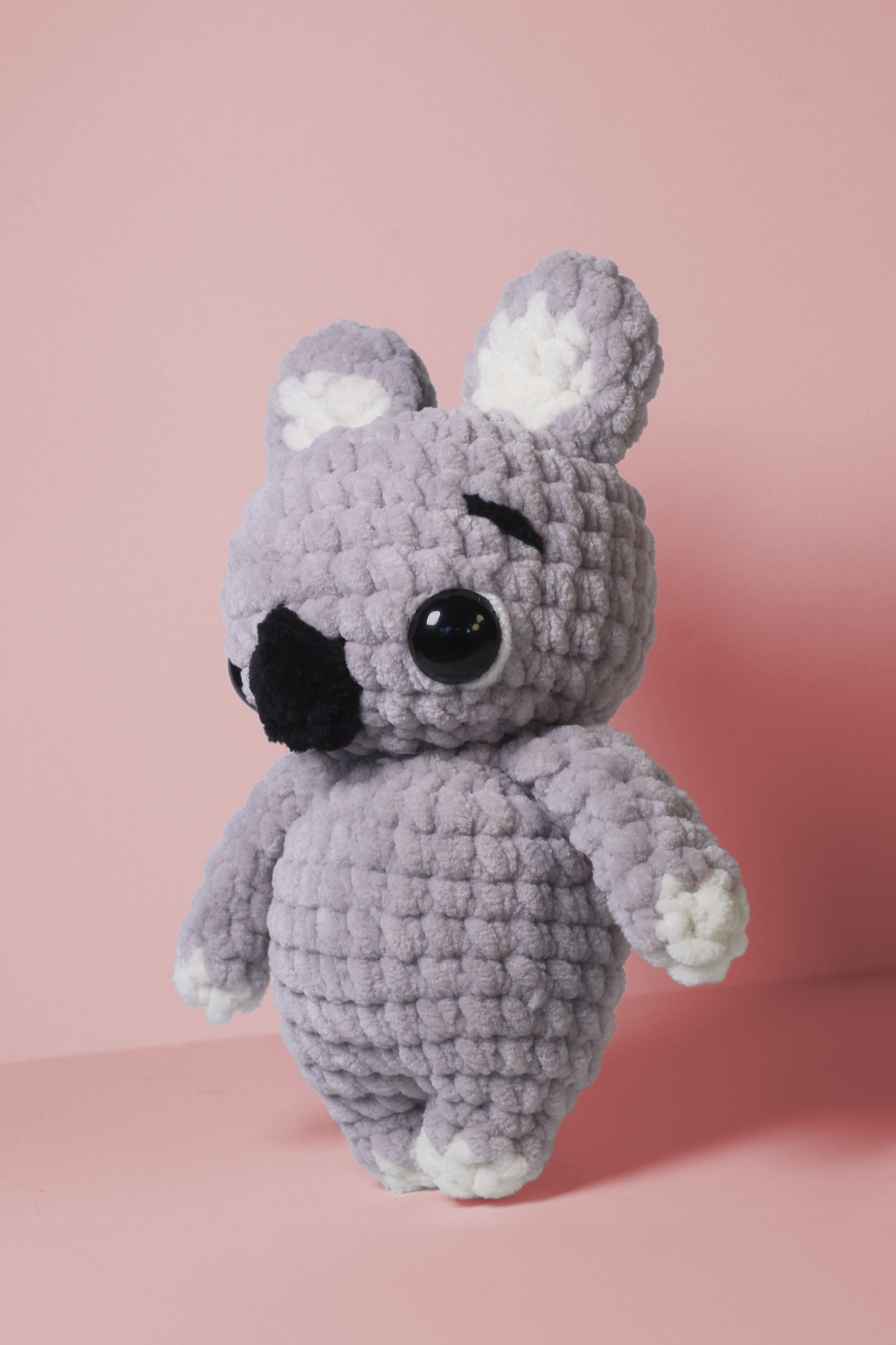 Crochet Koala Plush – Handmade Chunky Amigurumi Bear Pal