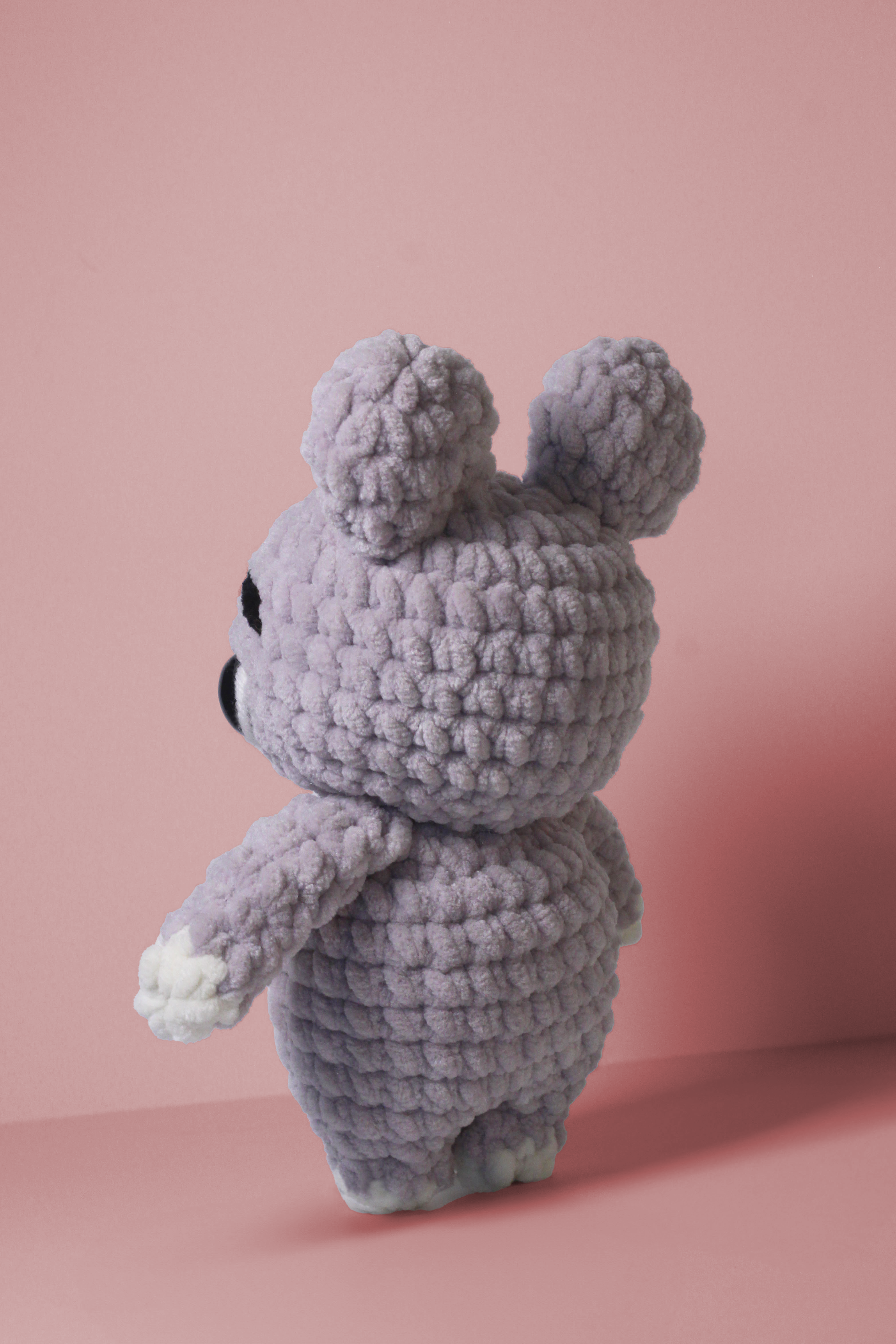 Crochet Koala Plush – Handmade Chunky Amigurumi Bear Pal