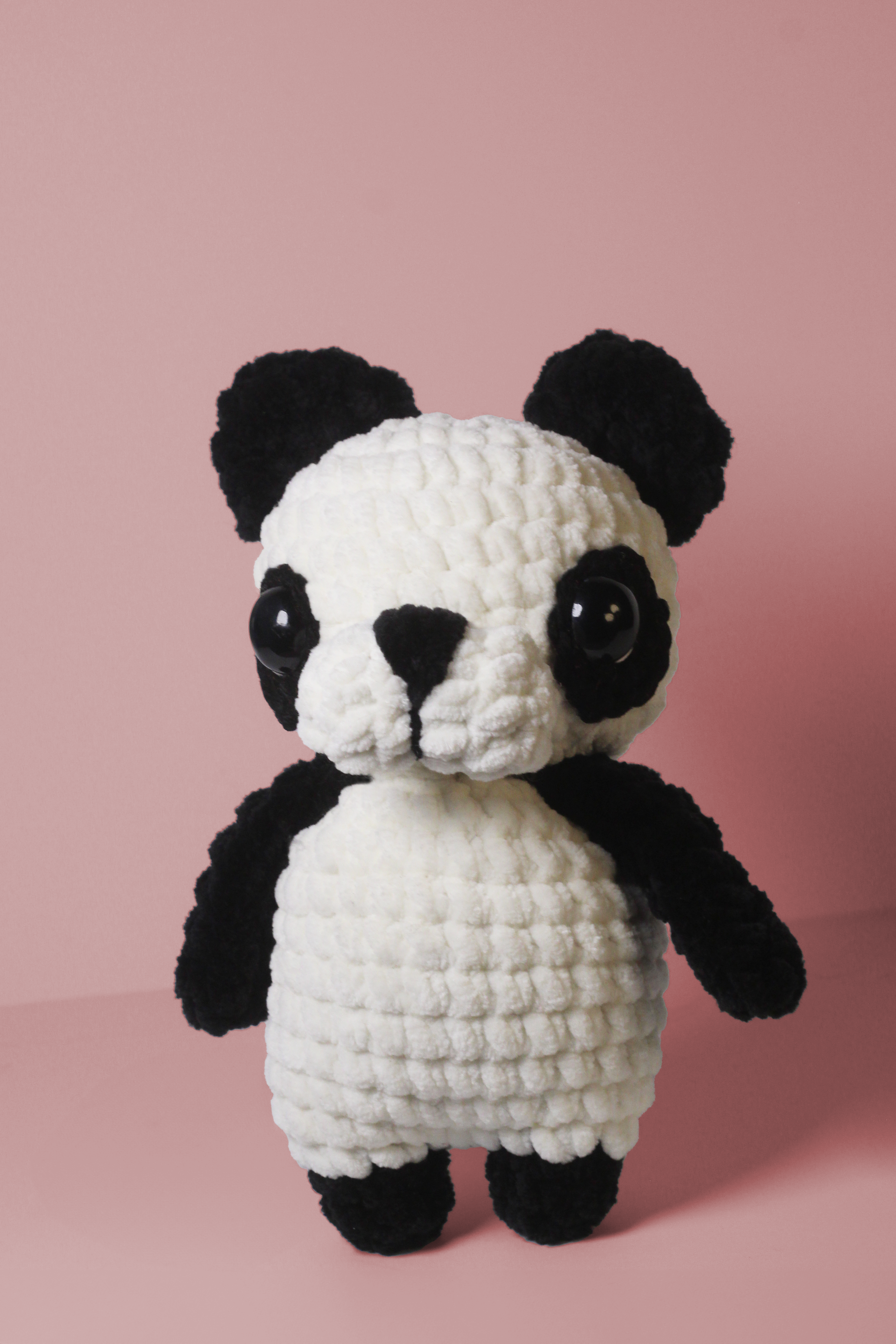 Crochet Panda Plush – Handmade Chunky Amigurumi Bear Pal
