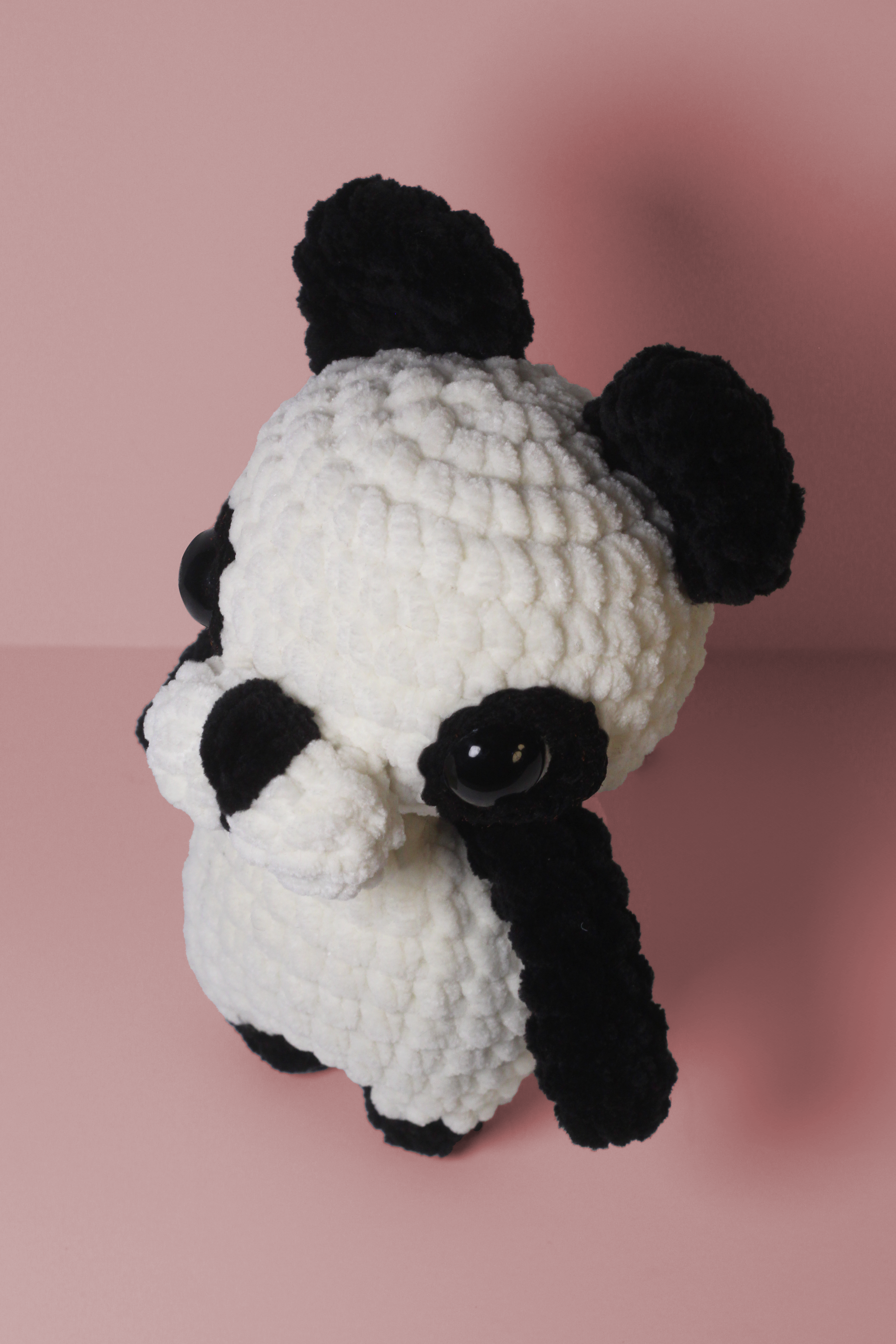 Crochet Panda Plush – Handmade Chunky Amigurumi Bear Pal