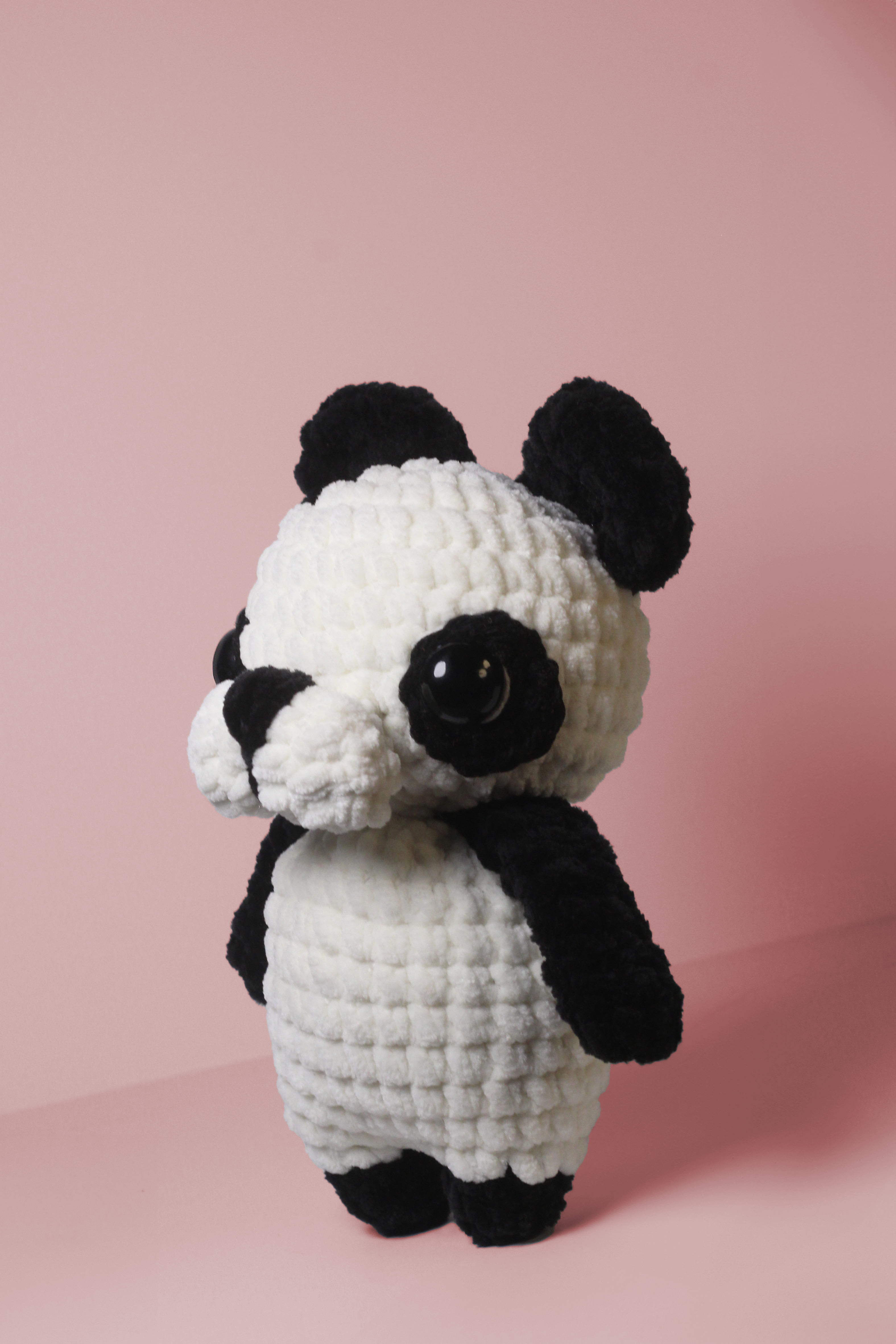 Crochet Panda Plush – Handmade Chunky Amigurumi Bear Pal