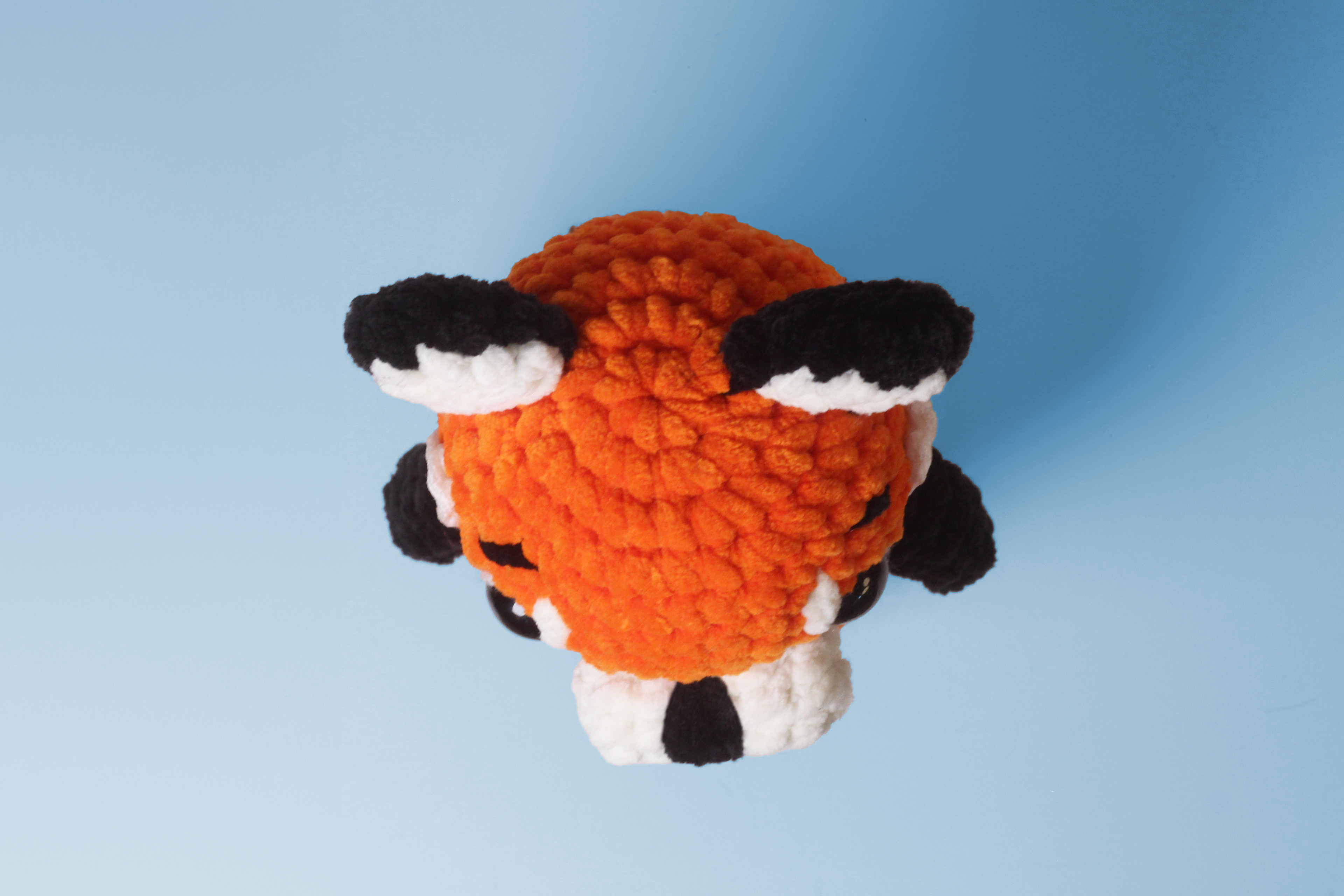 Crochet Red Panda Plush – Handmade Chunky Amigurumi Woodland Pal