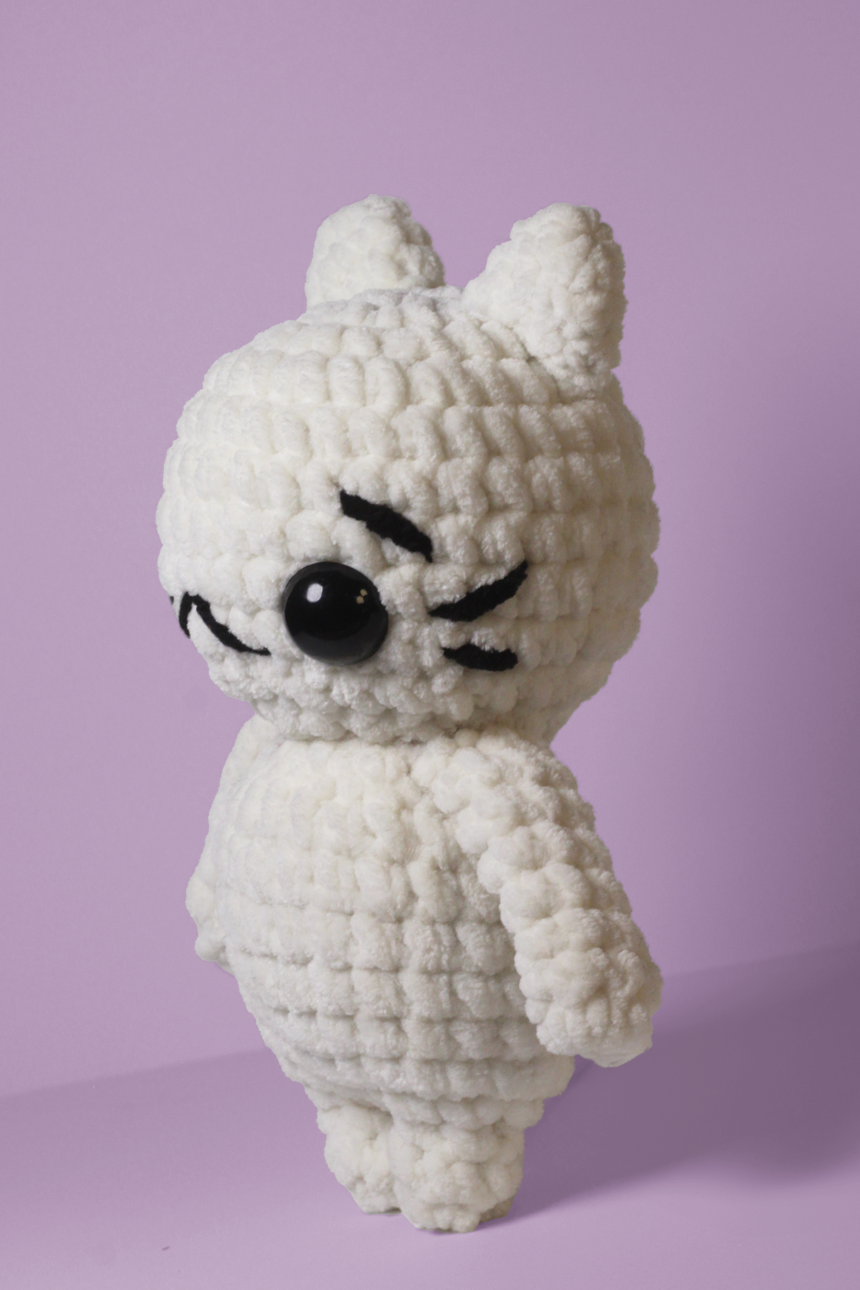 Crochet Cat Plush – Handmade Amigurumi Kitty Pal